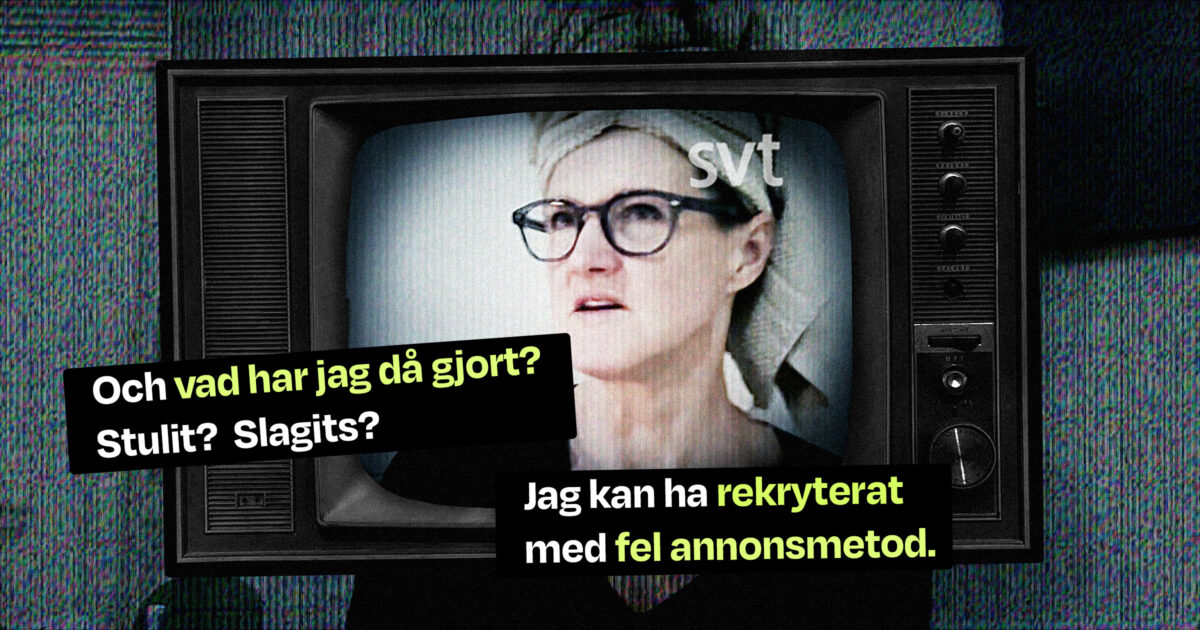 Anna Kinberg Batra i SVT:s First Lady på gammal TV-ruta