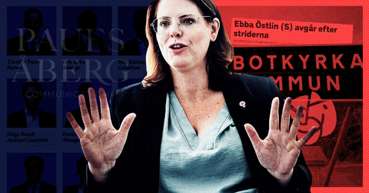 Ebba Östlin, foto Tomas Oneborg. Kläggets montage.