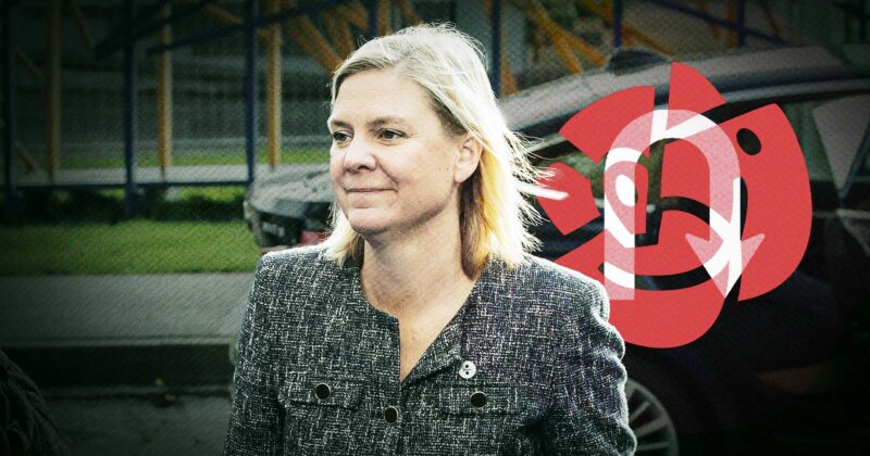 Magdalena Andersson (S) och en U-sväng