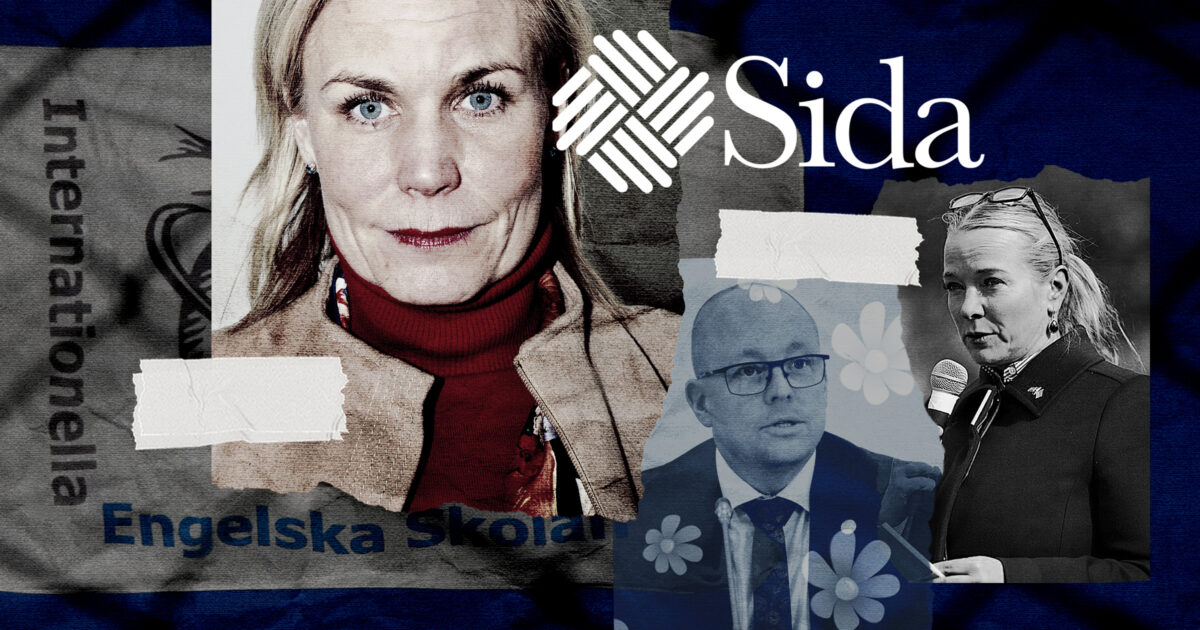Gunilla Carlsson, Björn Söder och Diana Janse. Kläggets montage.