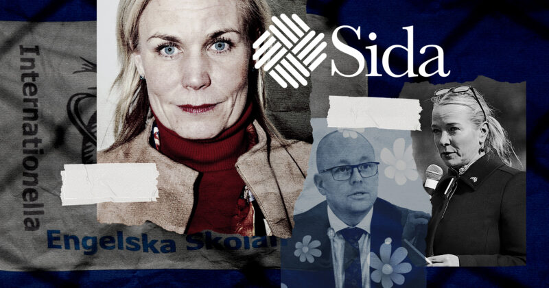 Gunilla Carlsson, Björn Söder och Diana Janse. Kläggets montage.