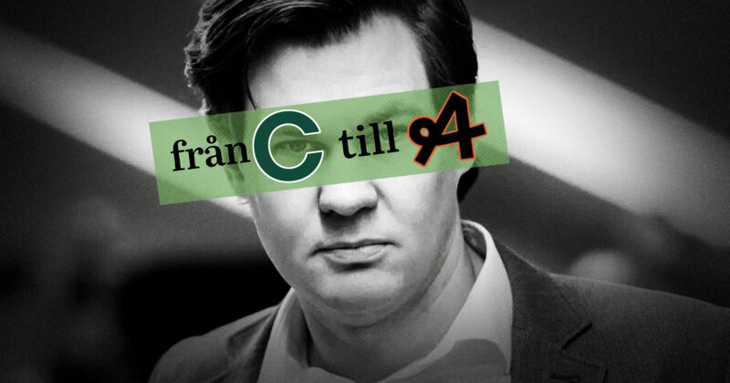 Centerpartist blir chef för Vårdförbundet. Kläggets montage.