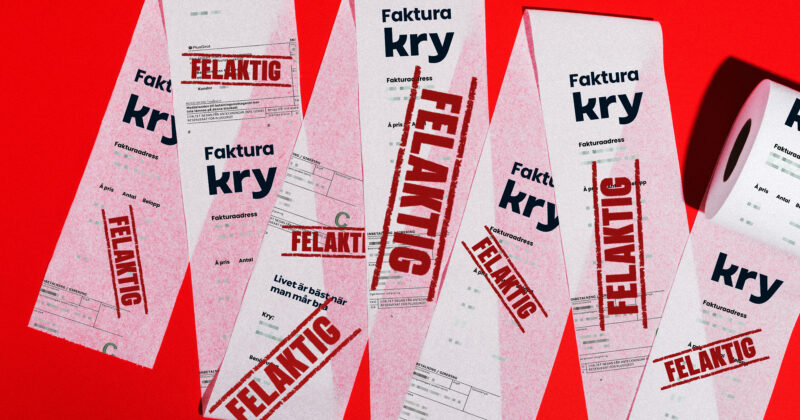 Kry fakturor stämplade med "Felaktig".