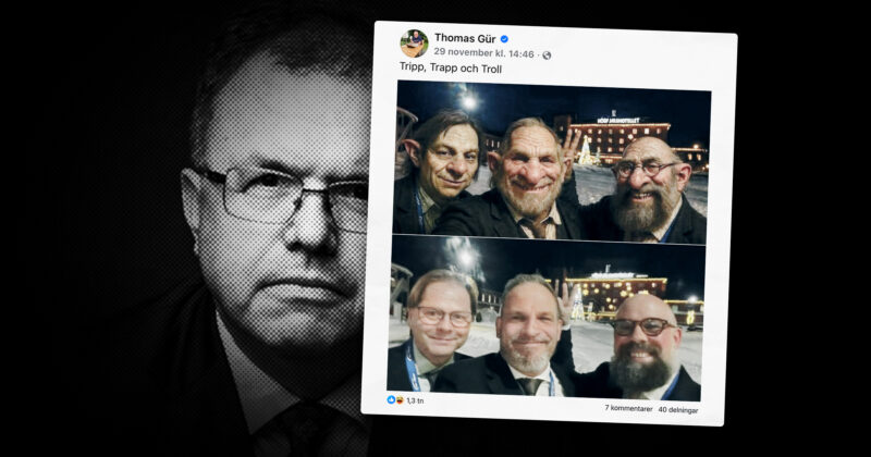 Facebook-post från Thomas Gür