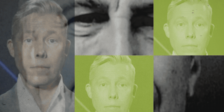 Henrik Jönsson och Jeffrey Epstein. Kläggets montage.