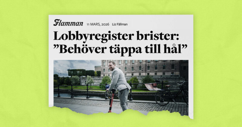 Kläggets Max Andersson i Flamman