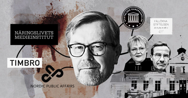 Göran Thorstenson, Birgitta Ed, Ulf Kristersson. Kläggets montage.