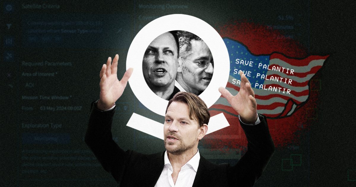 P M Nilsson, Alex Karp och Peter Thiel